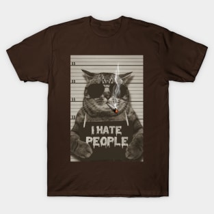 CAT I HATE PEOPLE T-Shirt